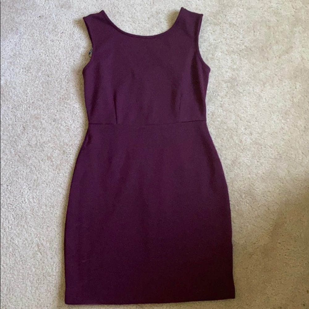 Forever21 purple body con dress